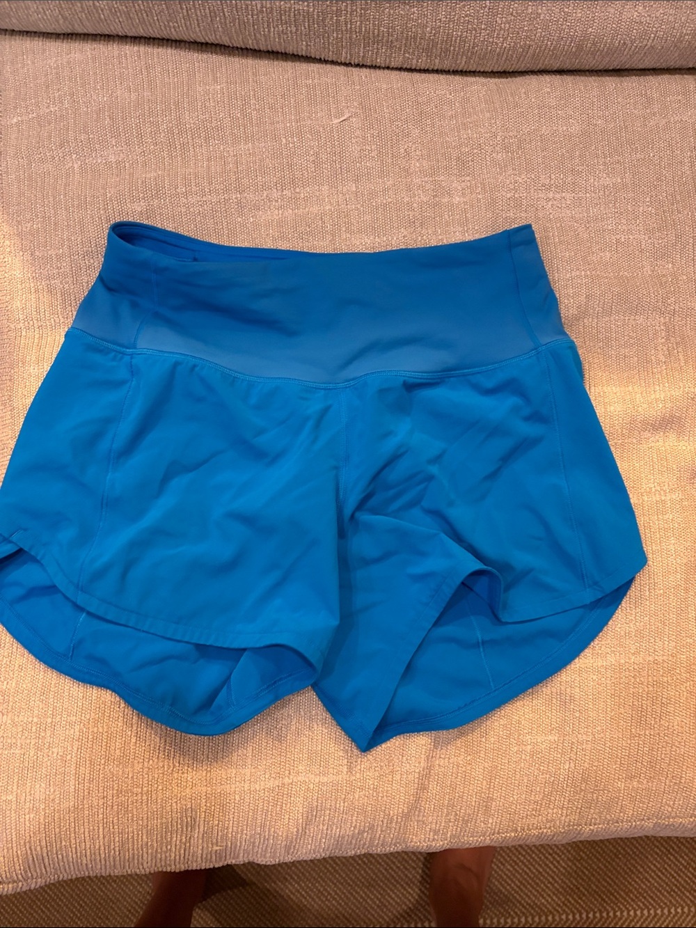 Lululemon Blue Women's Running Shorts so 4 (worn maybe 4x)